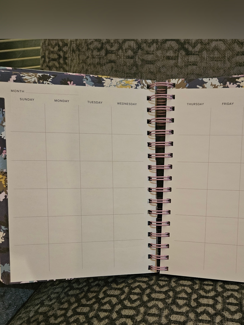 Vera Bradley Floral Spiral Non Dated Planner in Navy & Pastel NWT - Picture 11 of 15